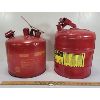 Image 1 : LOT OF 2 - FIVE GAL SAFETY CANS