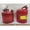 Image 2 : LOT OF 2 - FIVE GAL SAFETY CANS