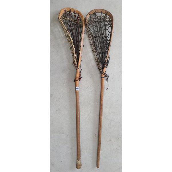 LOT OF 2 - LACROSSE STICKS 