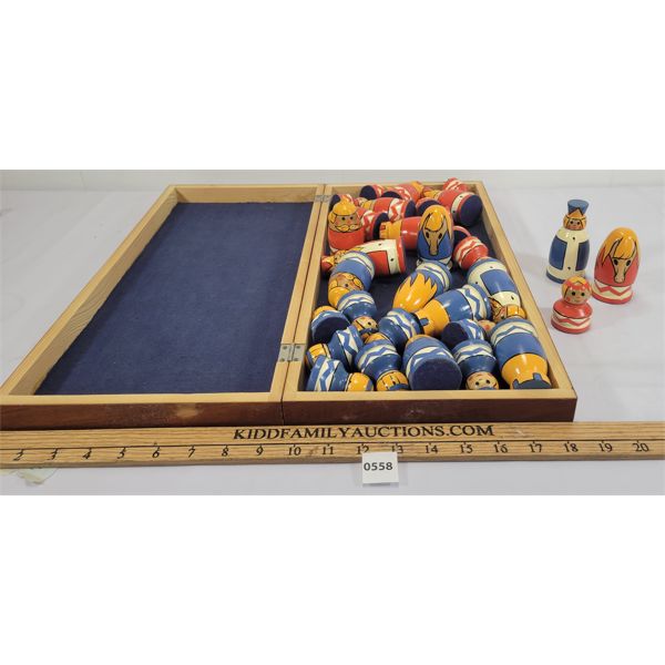RUSSIAN DOLL CHESS SET