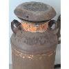Image 2 : LOT OF 3 - MILK CAN - BUCKSAW - CAST GRATE 