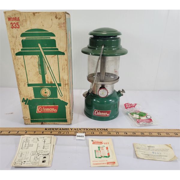 COLEMAN MODEL 335 LANTERN W/ BOX