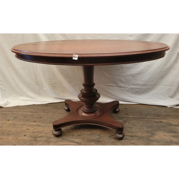 SOLID WALNUT OVAL TABLE