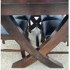 Image 3 : MAHOGANY DINING TABLE & CHAIRS