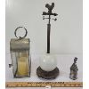 Image 1 : LOT OF 3 - WEATHERVANE DECOR & LANTERNS