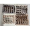 Image 1 : LOT OF 4 - CAST IRON FLOOR VENTS 