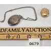 Image 1 : LOT OF 2 - ANTIQUE LOCKETS - ONE MARKED STERLING