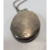 Image 3 : LOT OF 2 - ANTIQUE LOCKETS - ONE MARKED STERLING