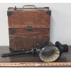 Image 1 : LOT OF 2 - NORTHERN ELECTRIC CO. PHONE BOX AND CARRIAGE LIGHT
