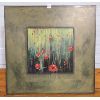 Image 1 : POPPIES - ACRYLIC ON BOARD - SIGNED DEBORAH MASTERS 