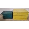 Image 1 : LOT OF 2 - PAINTED STORAGE BOXES