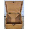 Image 2 : PINE (?) HINGED TOP STORAGE BOX