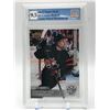 Image 1 : 2023 UPPER DECK #1 CONNOR BEDARD GAME DATED MOMENTS RC  GCG GRADED 9.5