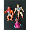 Image 1 : LOT OF 3 HE-MAN MASTERS OF THE UNIVERSE  ACTION FIGURES