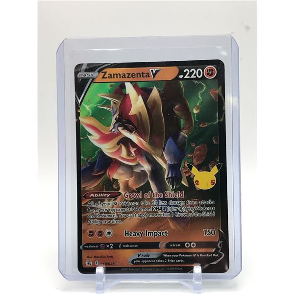 Pokemon 25th Anniversary | Celebrations | /025 Zamazenta V HOLO