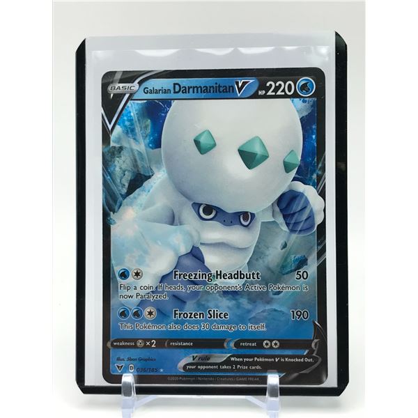 Galarian Darmanitan V 036/185 Vivid Voltage HOLO Pokemon Card