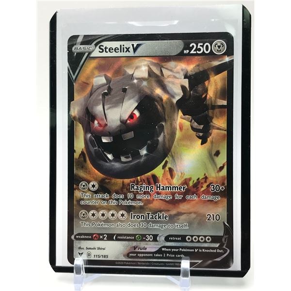 2020 POKEMON Steelix V - 115/185 - Vivid Voltage