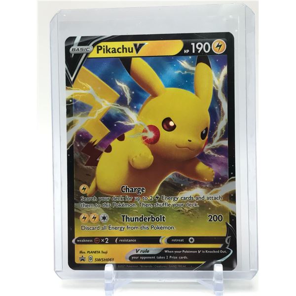 2020 Pokemon Shining Fates Black Star Promo SWSH061 Pikachu V