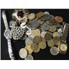 Image 1 : LOT OF WORLD COINS AND WATCHES AND JEWELERY