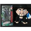 Image 1 : TRANSFORMER FIGURE AND THE UNDERTAKER PLUSH TOY