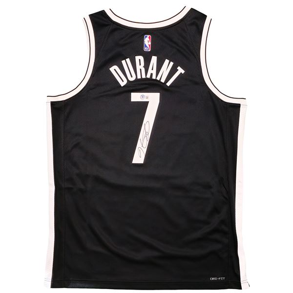 KEVIN DURANT SIGNED BROOKLYN NETS JERSEY (BECKETT COA)