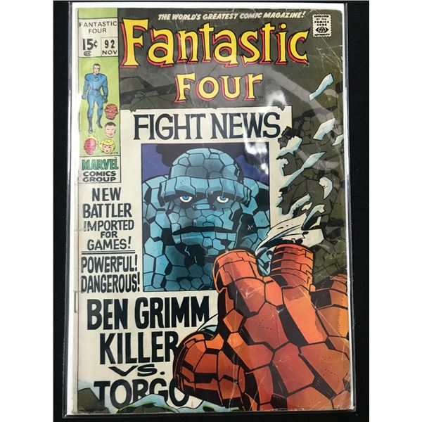 FANTASTIC FOUR  #92    (MARVEL COMICS)