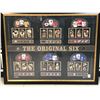 Image 1 : LARGE FRAMED ORIGINAL SIX DISPLAY