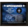 Image 1 : MITCH MARNER SIGNED FRAMED TORONTO MAPLE LEAFS 100 GOALS MILESTONE PUCK (LTD OF 116) FRAMEWORTH COA