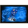 Image 1 : MITCH MARNER SIGNED PHOTO GLASS FRAMED TORONTO MAPLE LEAFS PUCK (FRAMEWORTH COA)