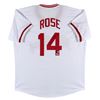 Image 1 : PETE ROSE SIGNED HIT KING BASEBALL JERSEY (BECKETT COA)