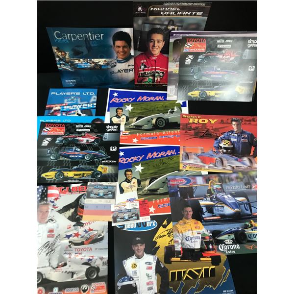 LOT OF FORMULA ONE PHOTOS MANY ARE SIGNED