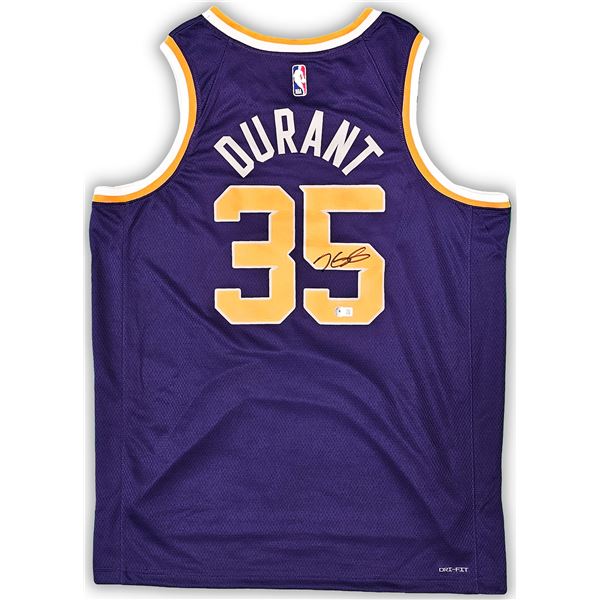 PHOENIX SUNS KEVIN DURANT AUTOGRAPHED PURPLE SUNS JERSEY (BECKETT COA)