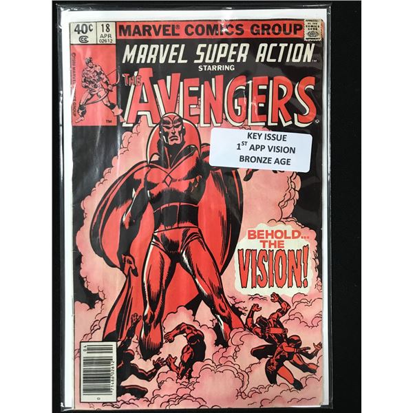 MARVEL COMICS THE AVENGERS NO.18 (1ST. APP VISION)