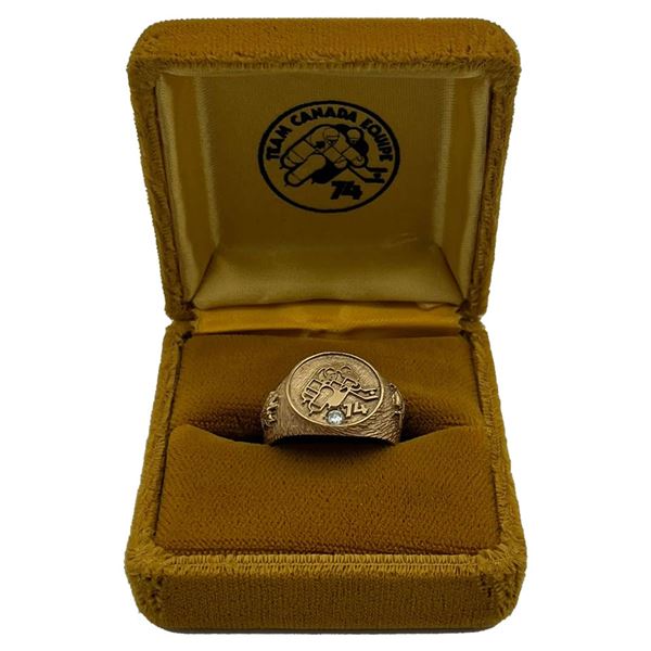 Marty Howe's 1974 Team Canada Summit Series Gold AND Diamond Ring