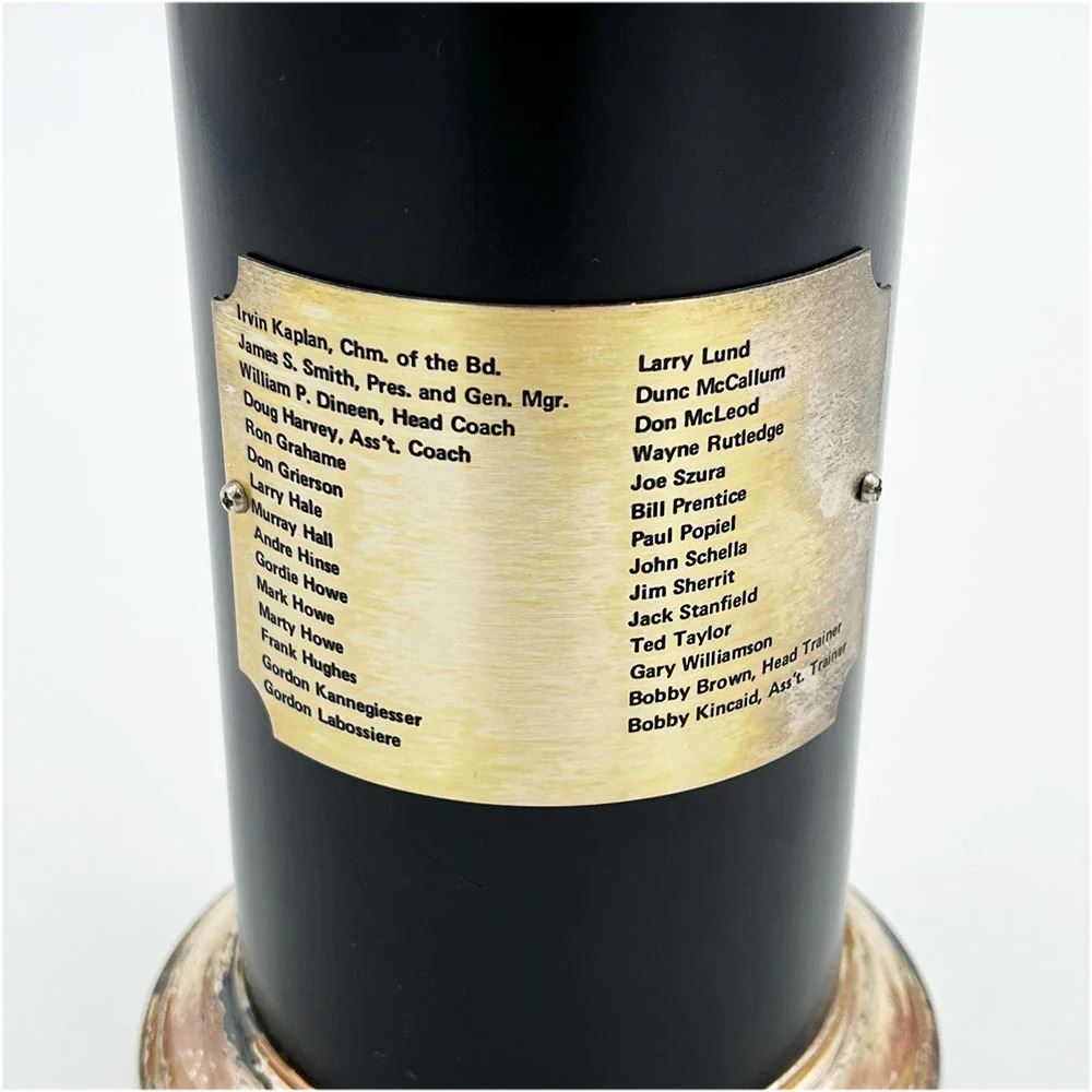 Marty Howe's 1974 Houston Aeros WHA Champions Avco World Trophy