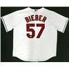 Image 1 : SHANE BIEBER SIGNED CLEVELAND INDIANS MAJESTIC JERSEY (BECKETT COA)