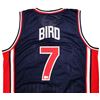 Image 2 : TEAM USA LARRY BIRD AUTOGRAPHED DREAM TEAM JERSEY (BECKETT COA)