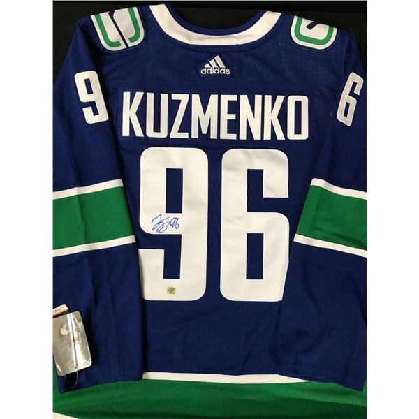 ANDREI KUZMENKO SIGNED VANCOUVER CANUCKS ADIDAS PRO JERSEY (EAST COAST COA)