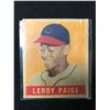 Image 1 : 1949 LEAF #8 LEROY (SATCHEL) PAIGE BASEBALL CARD REPRINT