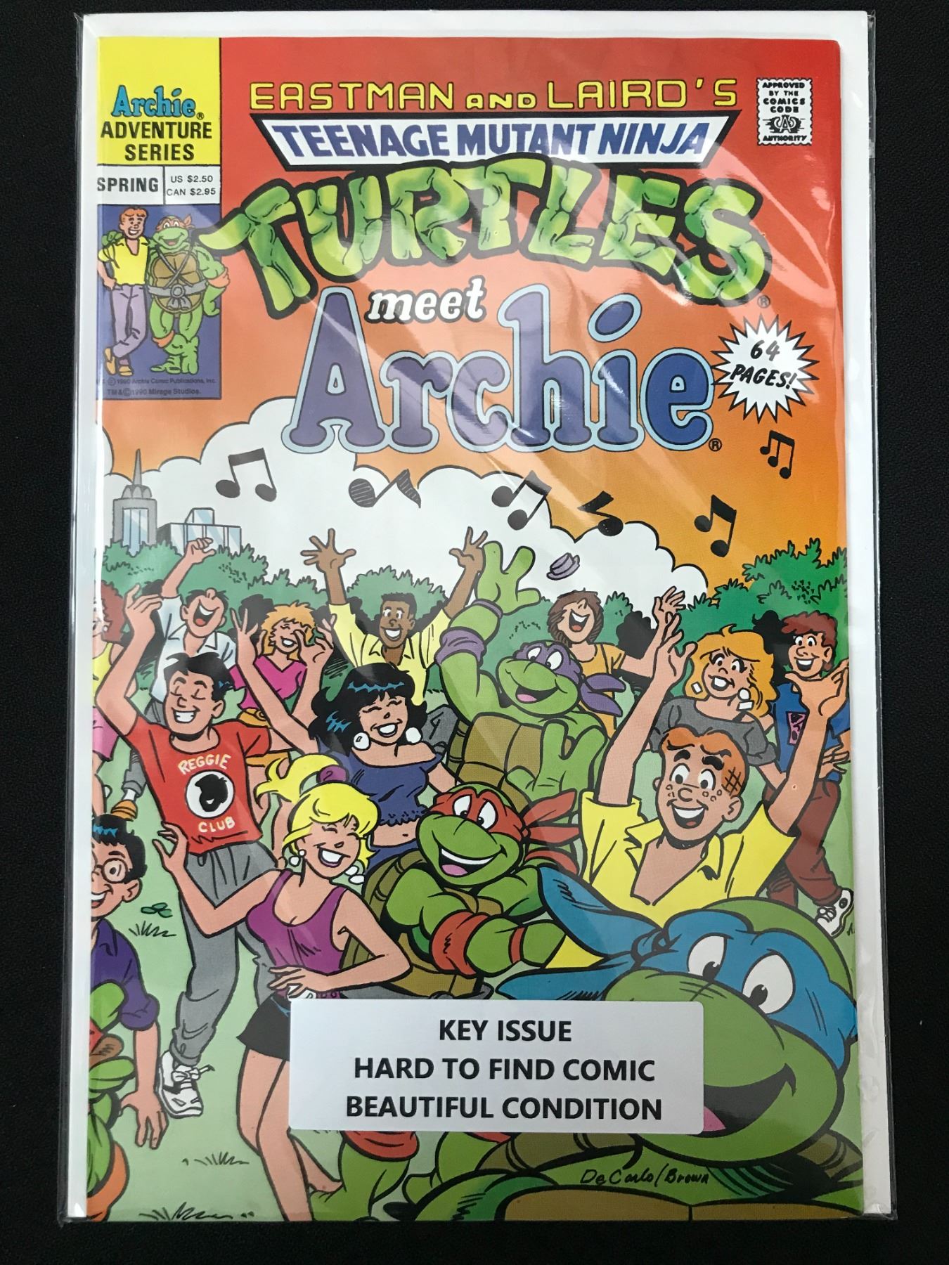 Tmnt Archie TEENAGE MUTANT NINJA TURTLES MEET ARCHIE KEY ISSUE (ARCHIE SERIES COMICS)
