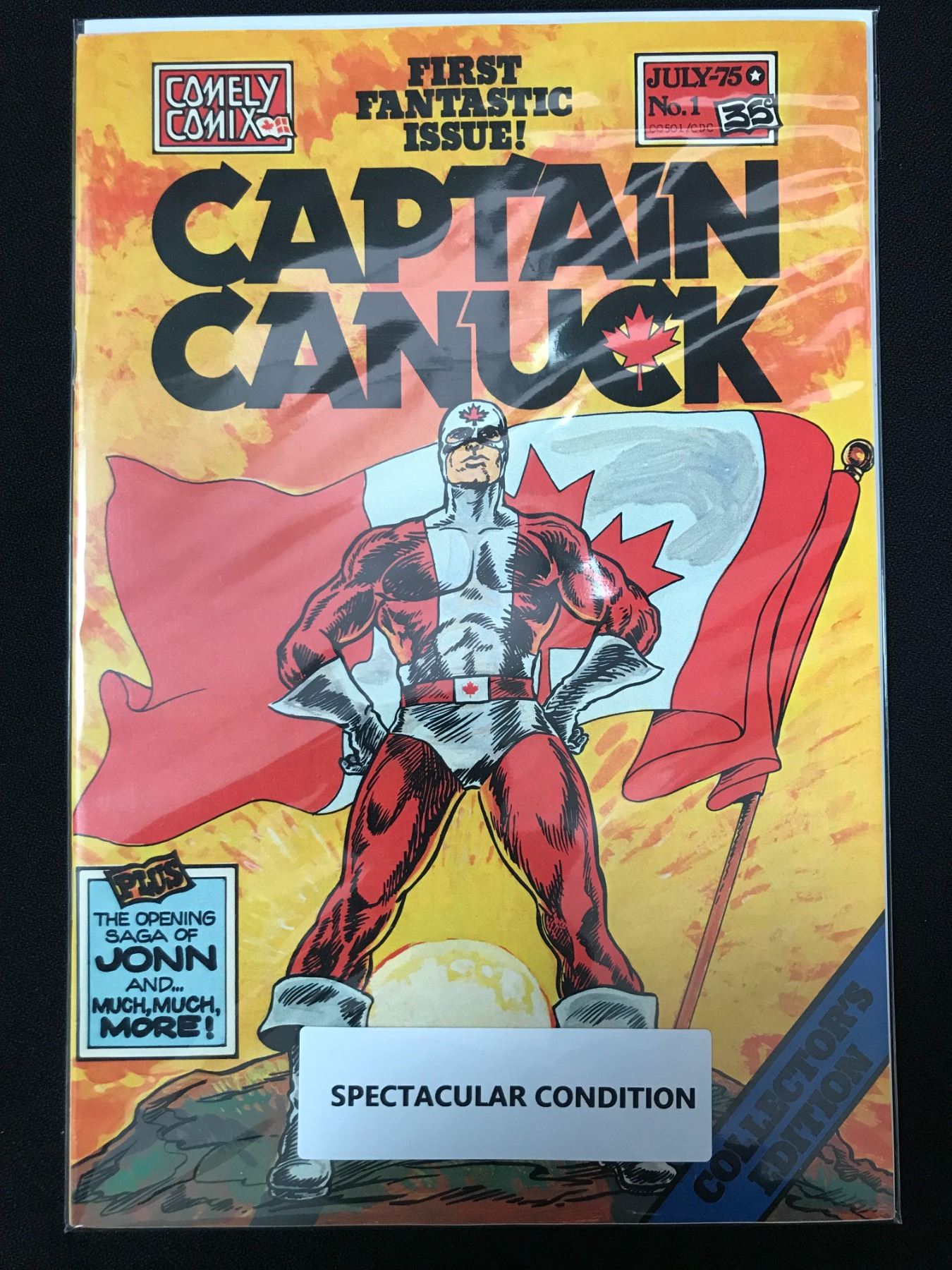 CAPTAIN CANUCK 1 COMELY COMICS