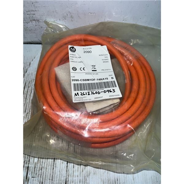 New? Allen-Bradley #2090-CSBM1DF-14AA15 Kinetix 15m Cable