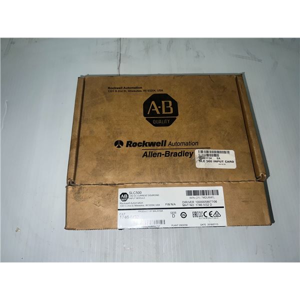 Allen-Bradley #1746-IV32 SL500 24V DC Current Sourcing Input Module