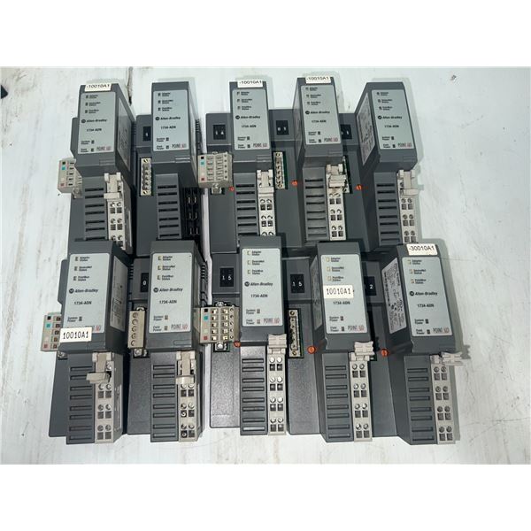 Lot of (10) Allen-Bradley #1734-ADN Modules