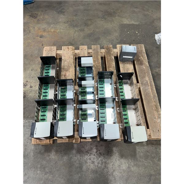 Lot of Allen-Bradley Racks / Power Supplies (Skid Not Included)