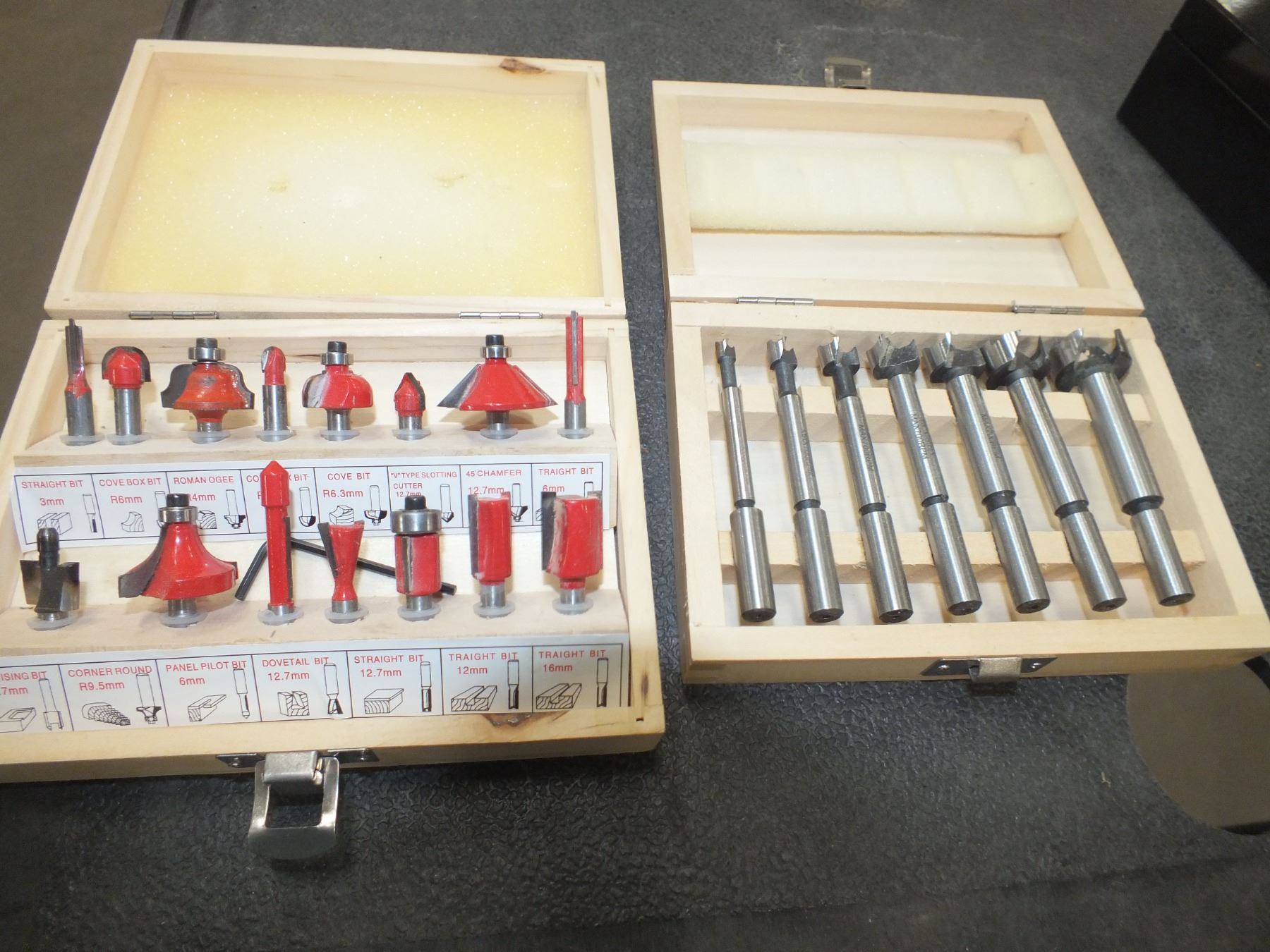 2 Small Router Bit Kits