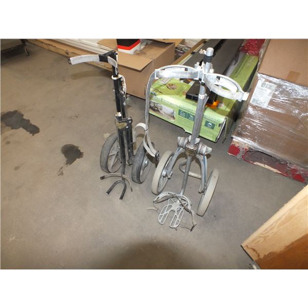 2 Golf Bag Carts