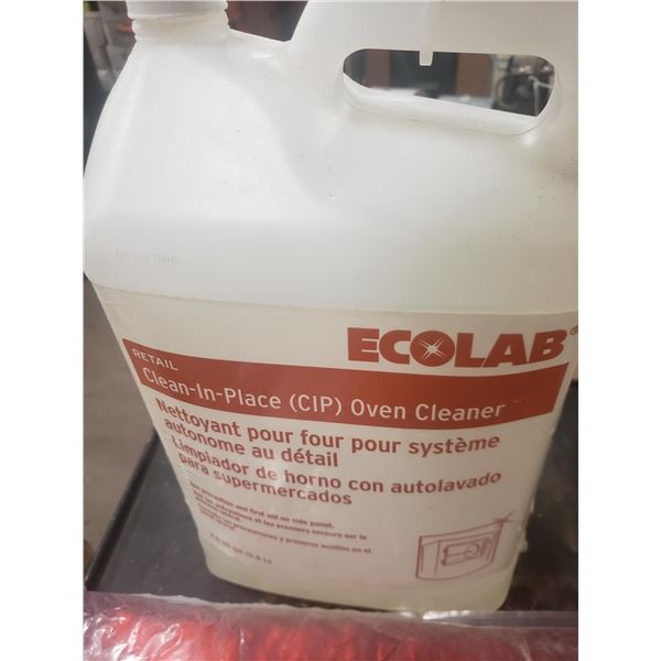 Clean in place oven cleaner