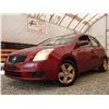Image 2 : B5 --  2007 NISSAN SENTRA, Red, 127367 KM