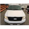 Image 8 : F6 --  2006 FORD F150 SUPERCREW 4X4, White, 190721 KM